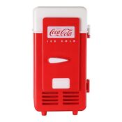 Coca Cola Single Can Usb Powered Retro Mini Fridge For Desk Home Office Dorm