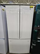 Ge Gwe19jglww 33 White 18 6 Cu Ft Cd French Door Refrigerator Nob 142373