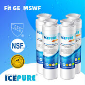 4 Pack Fit For Ge Mswf Smartwater 101820a Water Filter Cartridge Icepure