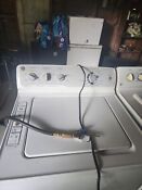 Ge 4 5 Cu Ft Top Load Deep Clean Washer 7 2 Cu Ft Electric Dryer Set White