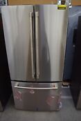 Ge Cafe Cwe19sp2ns1 33 Stainless Steel Cd French Door Refrigerator Nob 143387