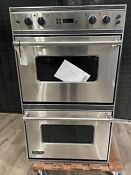 Viking 30 Stainless Steel Double Wall Oven Vedo207css