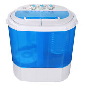 Compact Lightweight Portable Washing Machine 10lbs Washer W Spin Cycle Dryer