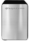 Mini Fridge Bar Retro Refrigerator Stainless Steel Appliance 10l 15 X 11 X 16 