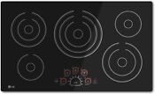 Lg 36 Wide Smoothtop Electric Cooktop With 5 Steady Heat Radiant Elements