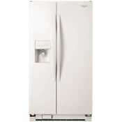 Whirlpool 25 Cu Ft Side By Side Refrigerator In White