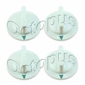 4pc Dryer Timer Control Knob For Ge General Electric We1m652 Ap3995164 Ps1482196