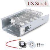 For Whirlpool Kenmore Roper Dryer Heating Element 279838 Thermostat 279816 Kit