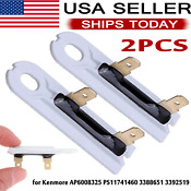 2pcs New 3392519 Dryer Thermal Fuse For Kenmore And Whirlpool Kenmore Dryers
