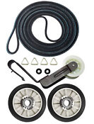 Whirlpool Wed4815ew0 Dryer Rollers Belt Pulley Kit