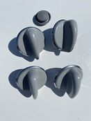 Used Ge Washer Set Of 4 Knobs And Start Button P N Whre5550k2ww