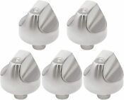 5pc Wb03x32194 Wb03t10329 Cooktop Burner Dial Knob For Ge Cafe Series Gas Range