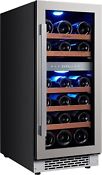 Ca Lefort 15 Dual Zone Wine Cooler Refrigerator Built In Mini Fridge Frost Free
