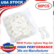 Pack Of 80 Agitator Dogs For Whirlpool Kenmore Washer 80040 285770 285612 387091