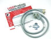 Clothes Dryer Power Cord 3 Prong Wire 30 Amp 4 Foot 10 3 Gauge Wire Heavy Duty