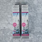 Whirlpool 4396510 Refrigerator Ice And Water Filter Lot Of 2