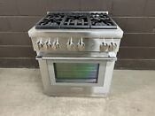 Thermador Prg305wh 30 Pro Harmony All Gas Range 5 Burners Stainless