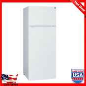 7 4 Ft3 Refrigerator Top Freezer 2 Door Adjustable Thermostat Control Apartment