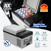 For Car Camp Portable Freezer Mini Refrigerator 21 Quart Electric Cooler 12v 24v