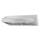 30 In Under Cabinet Range Hood Open Box 3 Prong Plug Stainless Steel Led
