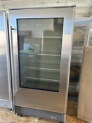 Sub Zero Sub Zero Stainless 601rg 36 All Refrigerator With Glass Door
