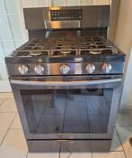 Samsung Nx58t7511sg 30in Gas Range 5 8 Cu Ft Oven Capacity Stainless Steel