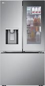 Lg Lryks3106s 30 7 Cu Ft 36 French Door Smart Refrigerator With Instaview Ss