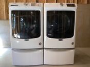 Maytag Maxima Heavy Duty 4 8 Cu Ft Washer Elec Dryer Pedestals Stackable