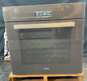 Miele Pureline M Touch Series H68802bpgrgr 30 Inch Electric Single Wall Oven