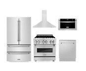 Zline Kitchen Package With 36 Refrigerator 30 4 Cu Ft Dual Fuel Range 400