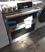 Caf 30 Inch Smart Slide In Double Oven Electric Range Ces750p2ms1