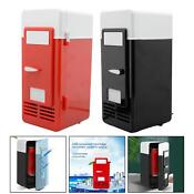 Usb Mini Car Refrigerator Fridge Cooler Warmer Portable Compact Accessories Bar