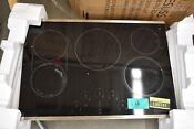 Ge Monogram Zeu30rsjss 30 Stainless 5 Element Electric Cooktop 130741