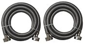 Stainless Steel Washing Machine 4 Set Inlet Fill Hoses With Washers
