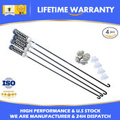4 Pack W10257087 Washer Suspension Rod Kit Parts For Whirlpool Kenmore Maytag Us