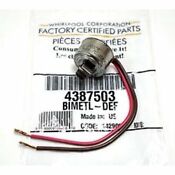 Whirlpool Genuine Oem Wp4387503 4387503 Defrost Thermostat Ap3108454 Ps371255
