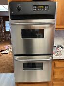 Ge 24 Inch Built In Double Electric Wall Oven In Stainless Steel Jrp28skss