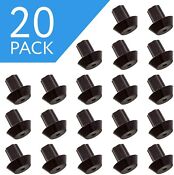 20 Pack Compatible Grate Rubber Feet Bumpers Heat Resistant Stove Burner Grates