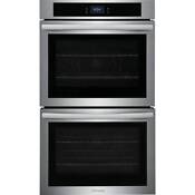 Nib Frigidaire Fcwd3027as 30 10 6 Cu Ft Double Convection Electric Wall Oven