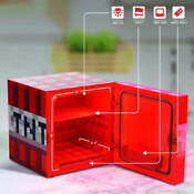 Red Tnt X9 Can Mini Fridge 6 7l X1 Door Ambient Led Lighting 10 4 In H 1
