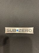 Subzero Sub Zero Badge Fridge Freezer Emblem Nameplate Adhesive 3m Decal Logo