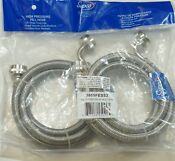 Supco X 5 Stainless Steel Hose 2 Pk Washers And Dishwashers 3805fess2