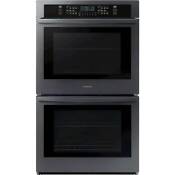 Samsung Nv51t5511dg 30 Smart Double Wall Oven In Black Stainless Steel 