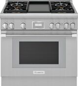 Thermador Harmony Prg364wdh 36 Inch Freestanding Gas Range 4 Burner W Griddle