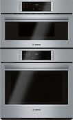 Bosch 800 Series Hbl87m53uc 30 Smart Microwave Combination Wall Oven
