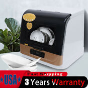 Portable Countertop Home Use Dishwasher With Large Capacity Air Dry Function