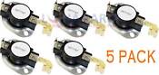 3977767 3399693 Hi Limit Thermostat Replaces Whirlpool Kenmore Dryer 5 Pack