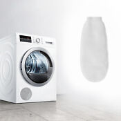 6pcs Washer Washing Machine Nylon Lint Trap Mesh Discharge Hoses Catcher White