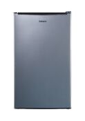 Mini Fridge W Freezer Small Compact Refrigerator 3 3 Cu Ft Stainless Steel New