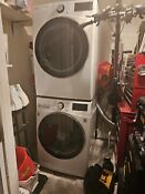 Lg Smart Front Load 7 4 Cu Ft Dryer W Turbosteam Washer Sold 